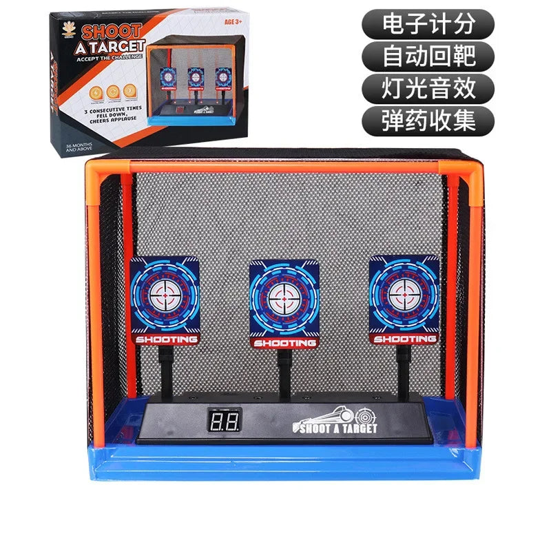 Objetivos eléctricos para pistolas Nerf.