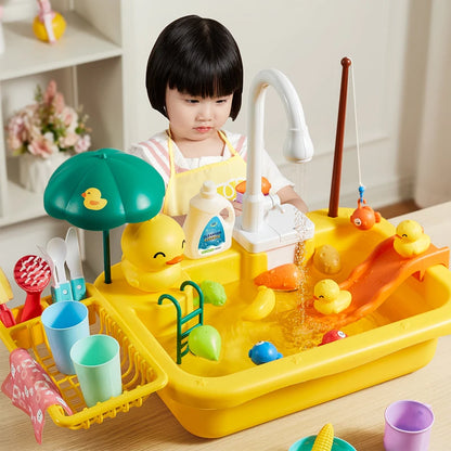 juguetes de fregadero para niños.
