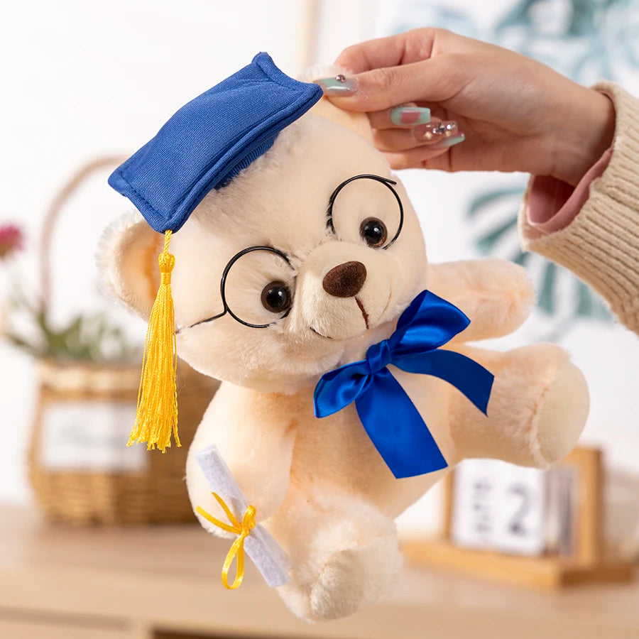Oso de peluche de graduación para niños y niñas.
