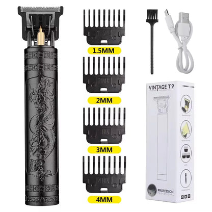 Kit profesional de cortapelos y recortadora de barba.